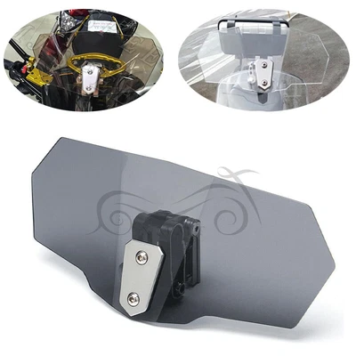 $23.98 • Buy Front Windshield Windscreen Spoiler For Honda Kawasaki Yamaha V Star 950/650/250