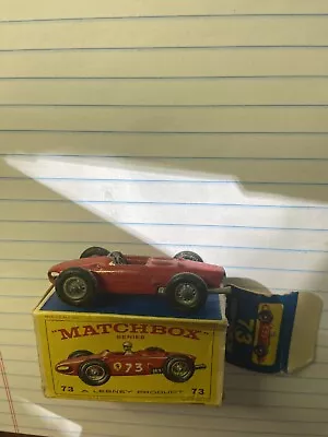 Matchbox Cars 1960’s Ferrari With Original Boxmissing Driver  • $8