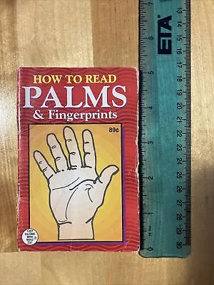 How To Read Palms And Fingerprints 1992 Globe Mini Mag • $3