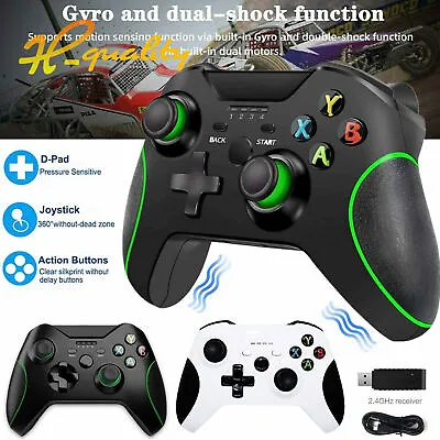 Wireless Game Controller For Microsoft Xbox One Windows 10 PC Enhanced Pad • £30.83