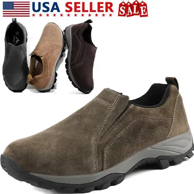 Men's Lightweight Moc Loafers Shoes Slip On Conmfort Walking Shoes • $39.99