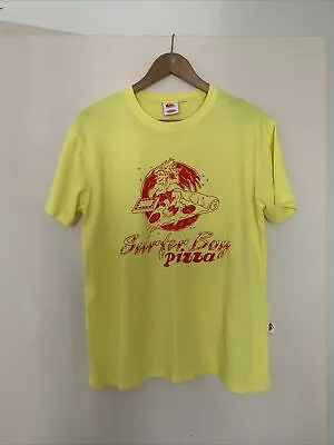 $15.50 • Buy Netflix Stranger Things X Quiksilver Surfer Boy Pizza 2 Sided Graphic  M/(L?)