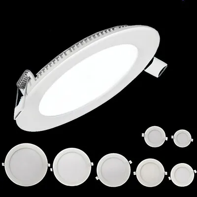 Dimmable LED Ceiling Downlight Recessed Panel Light Slim Lamp 6/9/12/15/25/30W • $15.39