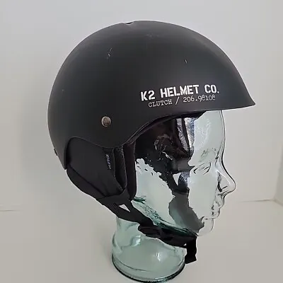 K2 Clutch Ski Helmet Sz Small Black Adjustable Winter Sports Snowboard  • $24.88