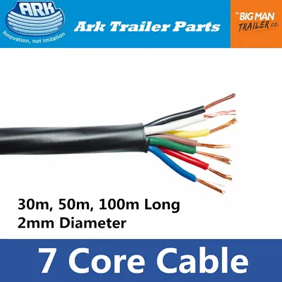 $330 • Buy ARK Electrical Connection 7 Core Wire & Cable Multi-Choice For Trailer Caravan