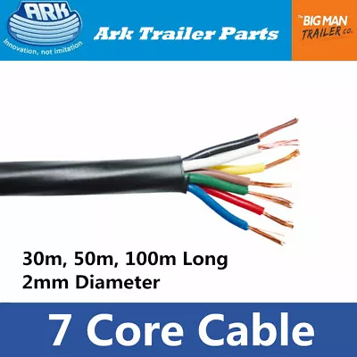 $330 • Buy ARK Electrical Connection 7 Core Wire & Cable Multi-Choice For Trailer Caravan