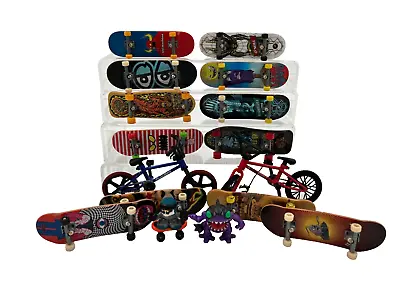 12 Skateboards 2 Bikes Mini Figures Tech Deck • $45