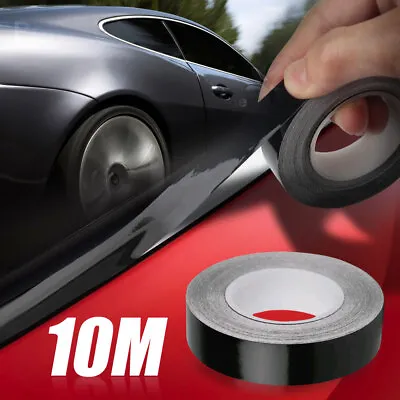 10M Car Window Trim Vinyl Film Door Waistline Sticker Black Line Car Accessories • $15.87