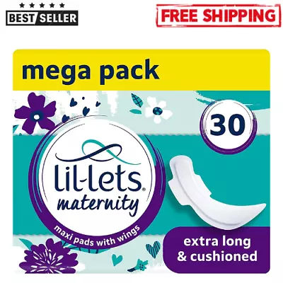 £7.99 • Buy 3 Packs Of 10 Pad Extra Long Maxi Thick Disposable Maternity Pad For New Mother