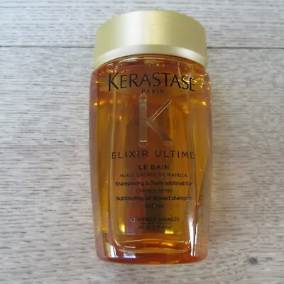 Kerastase Elixir Ultime Le Bain Shampoo 80ml. • £8.99