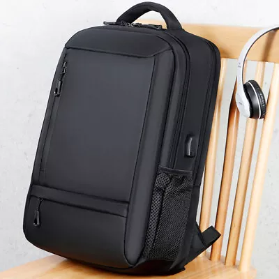 Men Outdoor Travel Laptop School Backpack With USB Charging Business Bag Satchel • $29.99