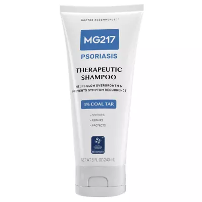 MG217 Psoriasis Medicated Conditioning Dandruff Relief Shampoo 8 Oz 3% Coal Tar • $17.89