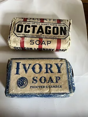 Vintage Colgate Octagon Soap And Ivory Soap Bars • $9.99