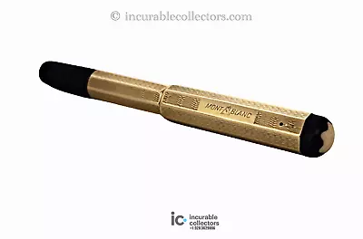 RARE MONTBLANC N 2 OCTAGONAL GOLD FOUNTAIN PEN 1920 Germany • $2400