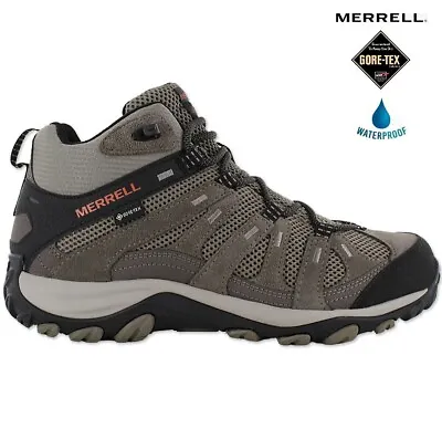 Merrell Alverstone 2 Mid Gtx GORE-TEX Waterproof Men's Hiking Boots Shoes New Sz • £89