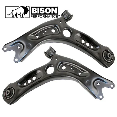 $65.95 • Buy Bison Performance 2pc Set Front Lower Control Arm For Audi A3 S3 VW Golf GTI