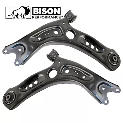 Bison Performance 2pc Set Front Lower Control Arm For Audi A3 S3 VW Golf GTI • $65.95