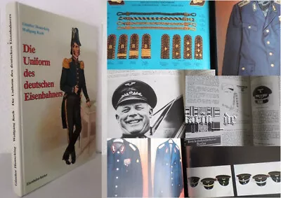 Book About German Railway Uniform : Deutsche Reichsbahn GDR WWII Bundesbahn ... • $99.99