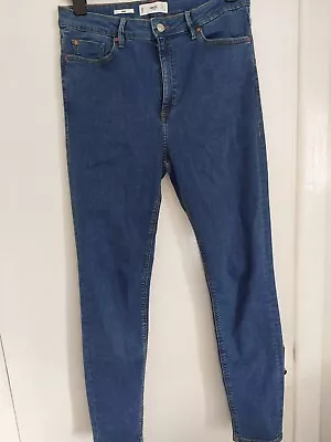 Mango Ladies Mid Blue  Jeans Size 12r • £6