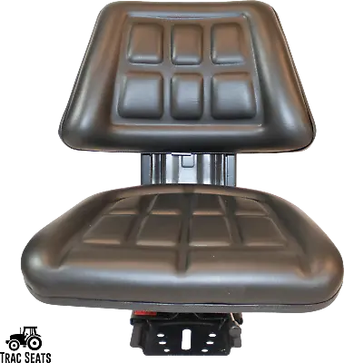 Black Tractor Suspension Seat Fits Massey Ferguson 135 150 165 175 180 185 • $119.98