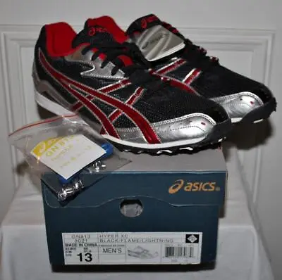 NEW BOX Asics Men’s Hyper XC Lightweight Cross Country Running Shoes Spikes 13 • £38