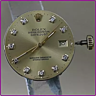 Rolex Cal 3035  27Jewels For Men's 36mm DATEJUST  AUTOMATIC Movement #1977254 • $930