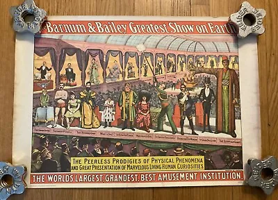 Lot Of 4 Vintage Ringling Bros. Barnum & Bailey Circus Replica Posters • $69.95
