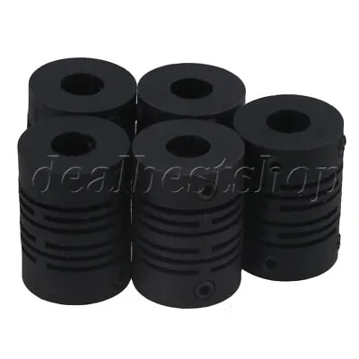 6X6Mm Cnc Motor Jaw Shaft Coupler 6Mm To 6Mm Flexible Coupling Set Of 5 • $8.73