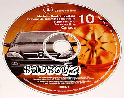 2001 2002 Mercedes Benz Ml320 Ml430 Ml500 Ml55 Navigation Map Nav Disc Cd Canada • $22