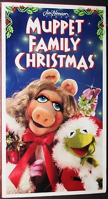 MUPPET FAMILY CHRISTMAS (vhs) Kermit Miss Piggy. Jim Henson. NEW. SCREENER Demo • $24.99