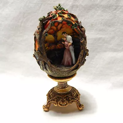 Gone With The Wind Flames Of Romance Franklin Mint Faberge Egg 1998 • $20