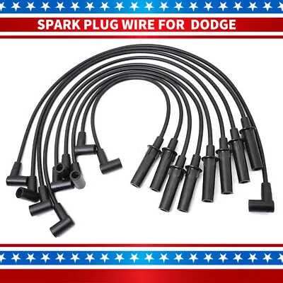 Spark Plug Wire  WCHR04 For 1992-2003 Dodge Ram 1500 2500 3500 V8 5.2l 5.9L • $25.32