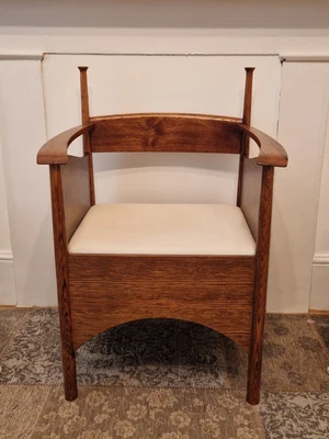 £465 • Buy Arts Crafts Glasgow Mackintosh Oak Tub Chair