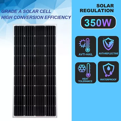 350W Solar Panel 12V 350 Watt Mono Caravan Camping Solar Power Charging Battery • $118