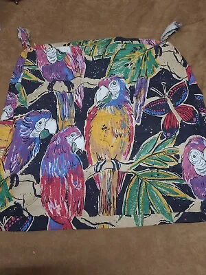 Vintage Parrot Macaw Cushion Cover Zippered Lot Of 6  • $29.99