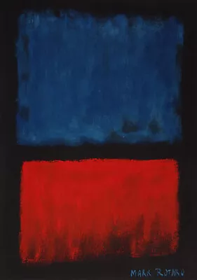 Fine Unique Painting – Expressive Composition Signed Mark Rothko W COA • $600
