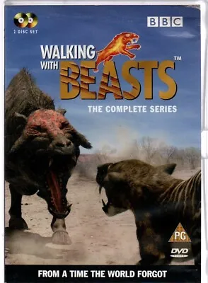 Walking With Beasts - The Complete Series (2 Disc DVD 2002) • £3.49