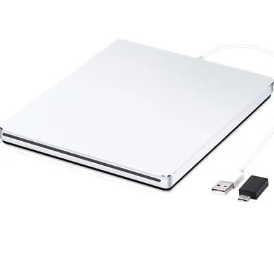 Super Slim External USB USB-C CD DVD Drive Burner Portable DVD-RW For Mac PC • $14.99