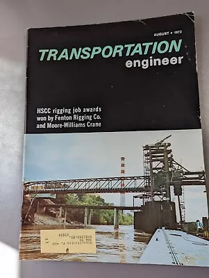 $16 • Buy Transportation Engineer Magazine August 1973 Koehring Grove Bucyrus Erie 