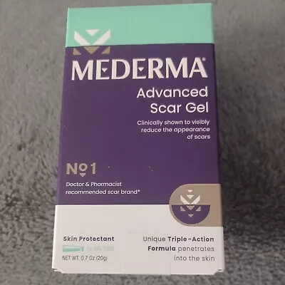 Mederma Advanced Scar Gel 0.7 Oz Skin Protectant Reduces Scars 05/25 • $15.99