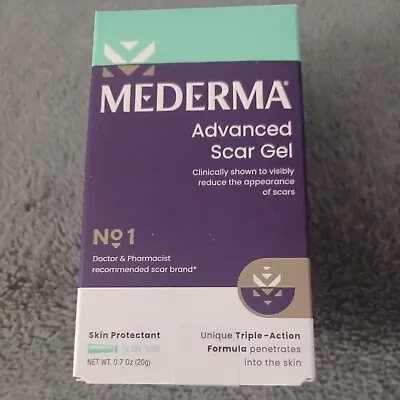 Mederma Advanced Scar Gel 0.7 Oz Skin Protectant Reduces Scars 10/2024! • $14.99