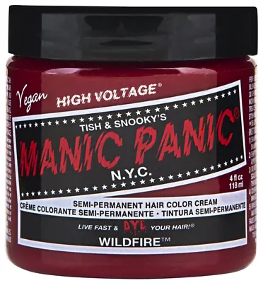 Manic Panic HIGH VOLTAGE Cream Semi-Permanent Vegan Hair Dye 4 Oz - WILDFIRE • $13.44