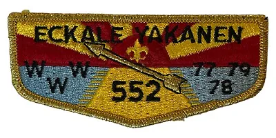 Eckale Yakanen Lodge 552 Sunny Land Council FL S6 Flap Gmy Bdr (Z1791) • $78.95