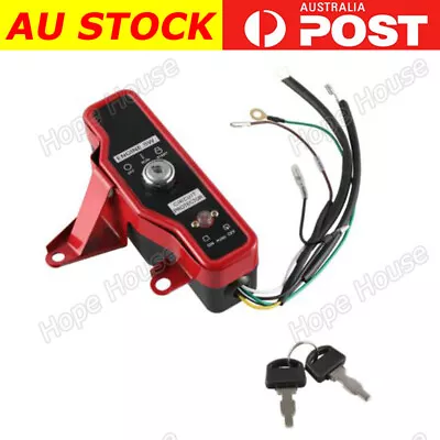 $39.50 • Buy Ignition Switch Key Panel Electric Start 4 Honda GX160 5.5HP GX200 6.5HP Engine