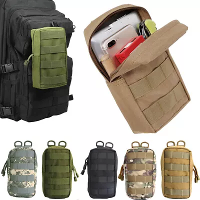 Military Tactical Bag Waist Pack Molle Tools Bags Hunting Accessories Belt Pouch • $9.98