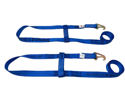 2 Pack Of Blue DIAMOND WEAVE Wheel Lift Straps For Jerr-Dan MPL Element Basket • $61.99