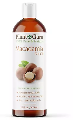 Macadamia Nut Oil 16 Oz. Cold Pressed Unrefined Virgin 100% Pure Natual Raw • $17.50