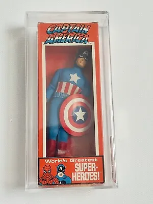 Vintage 1975 MEGO WGSH Captain America MIB- AFA 80  - 5 Digit Box! Rare! • $4999.99