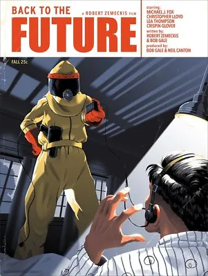 Mondo Back To The Future Poster George Bletsis Screenprint • $205