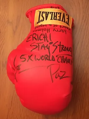 VINNY PAZ PAZIENZA Signed Inscribed Auto Boxing Glove ~ 2016 LARRY HOLMES Golf • $44.99